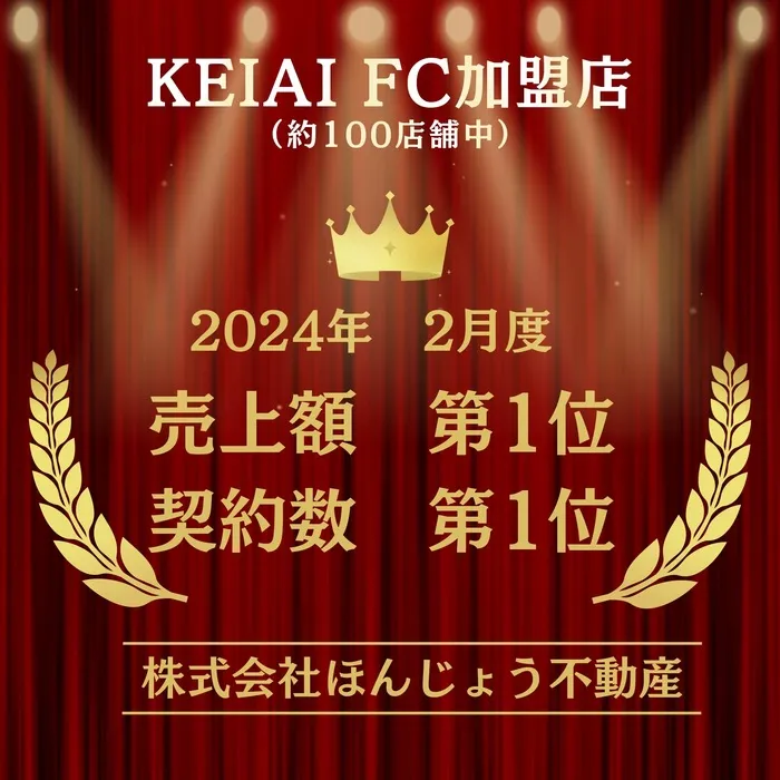 2024年度2月度 KEIAI加盟店ランキング　